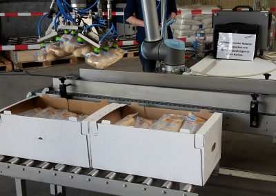 Kollaborierender Roboter zum Einpacken für Folienbeutel